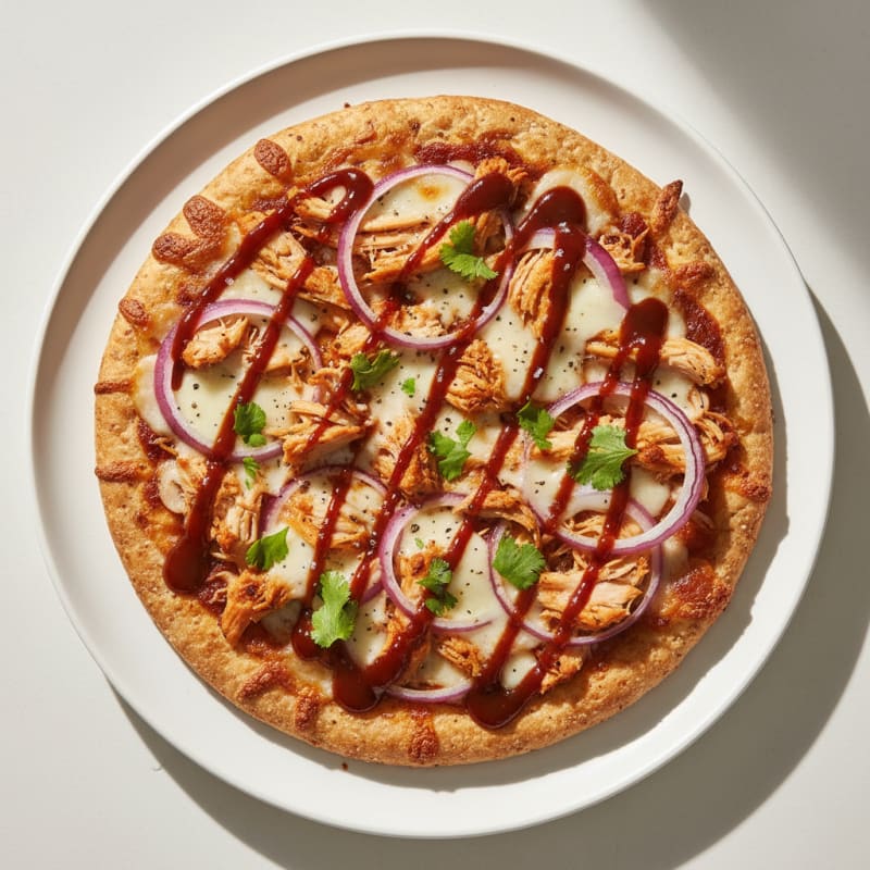 High-Protein BBQ Chicken Pizza