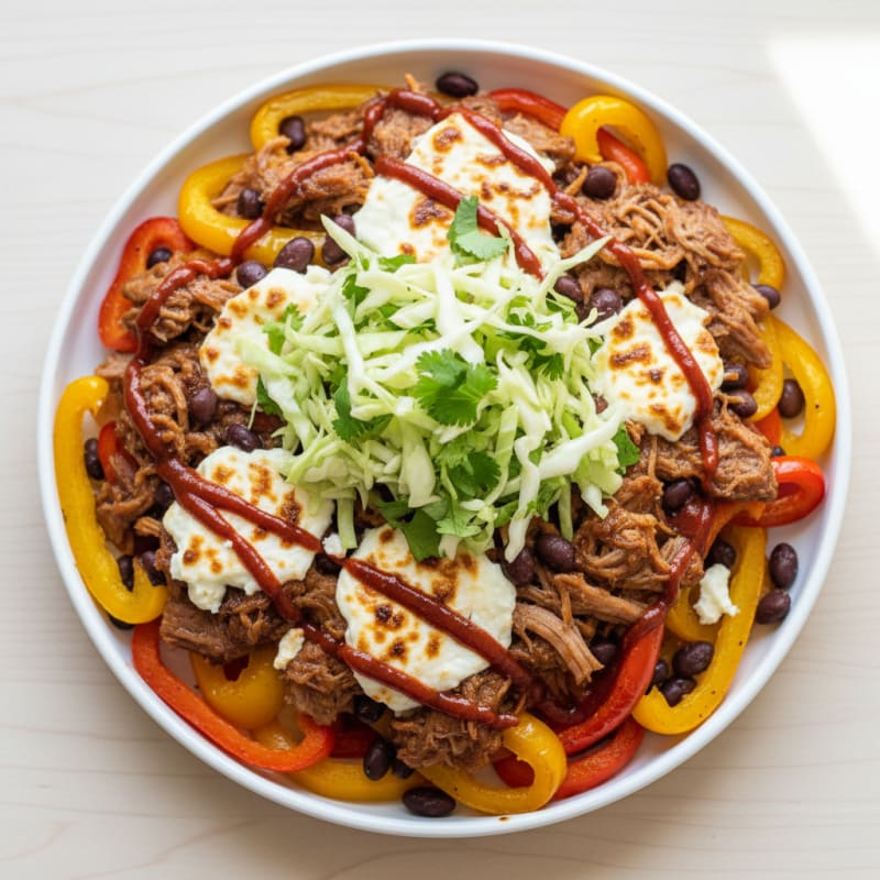 Smoky Pulled Pork Nachos with Zesty Slaw