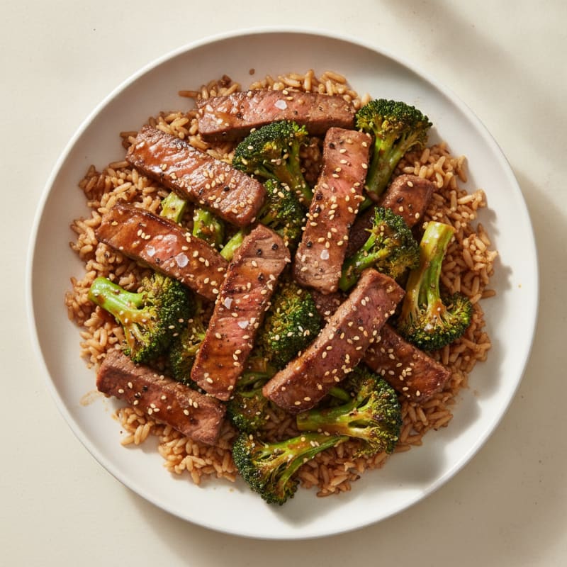 Sesame Beef and Broccoli Stir-Fry