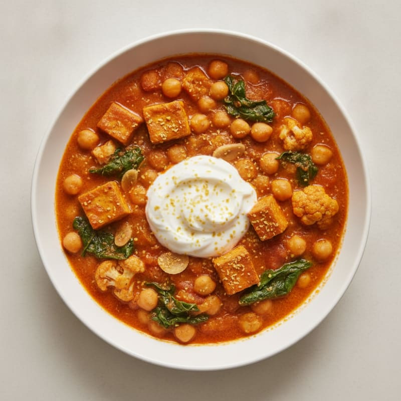 Hearty Chickpea and Vegetable Curry