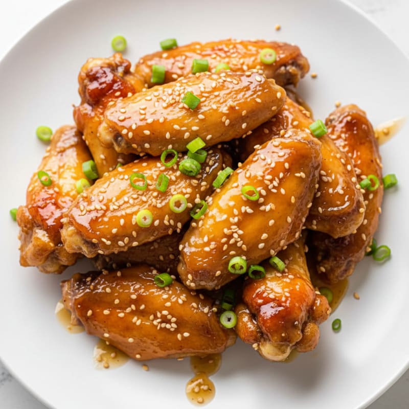 Honey-Garlic Glazed Chicken Wings