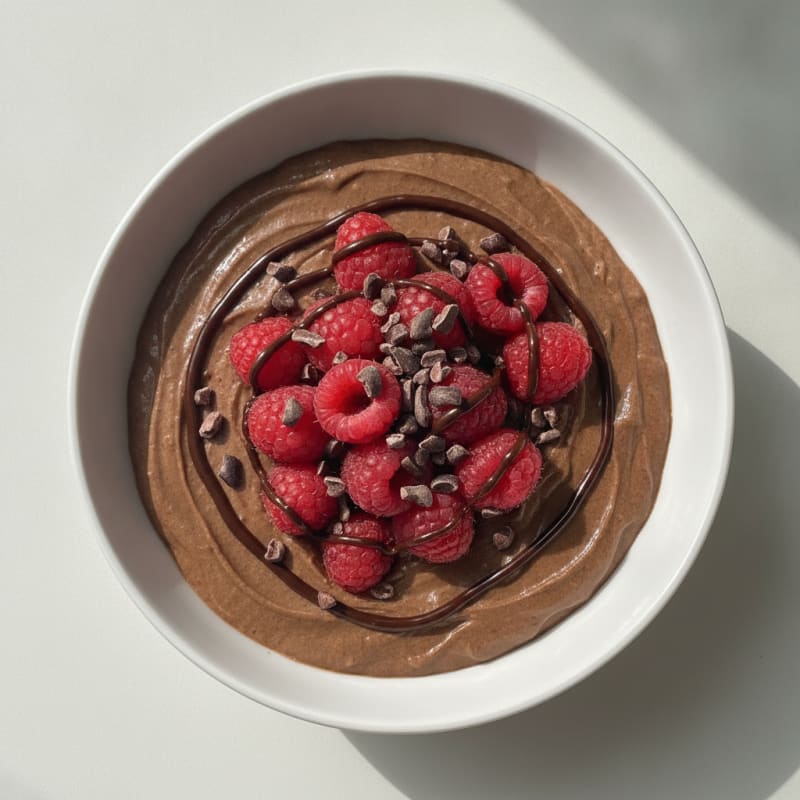 Silky Cottage Cheese Chocolate Protein Pudding