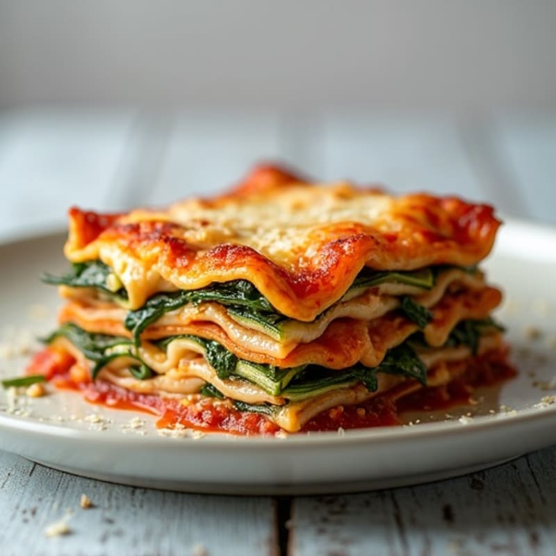 Roasted Vegetable Zucchini Lasagna