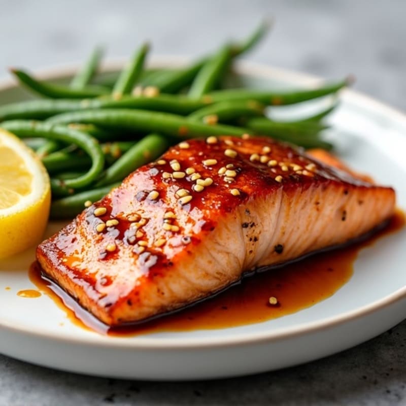 Pan-Seared Teriyaki Glazed Salmon