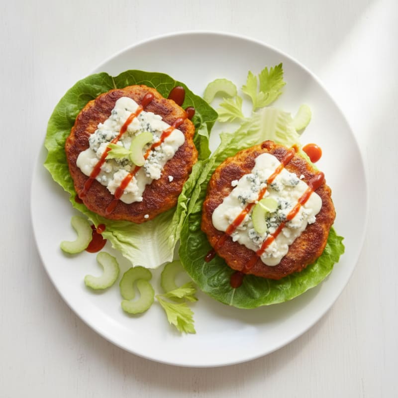 Buffalo Blue Cheese Burgers