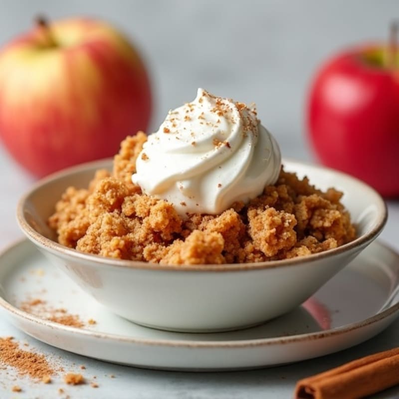 Protein-Packed Cinnamon Apple Oat Crumble