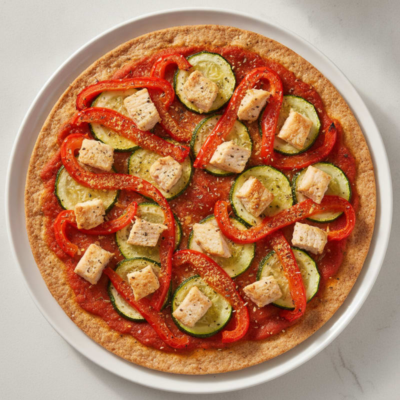 Dairy-Free Roasted Vegetable Pizza