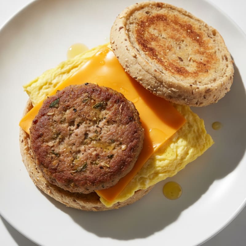 Sausage, Egg, and Cheese English Muffin