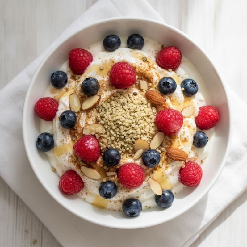Quick Berry Yogurt Parfait