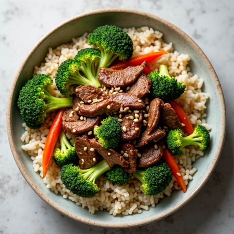Garlic Ginger Beef and Broccoli Stir-Fry