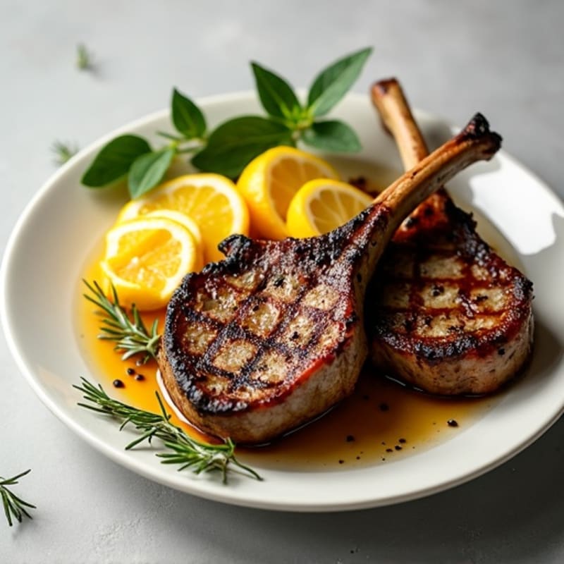 Rosemary-Garlic Grilled Lamb Chops