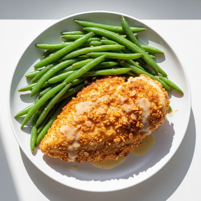 Crispy Buttermilk Fried Chicken Dinner