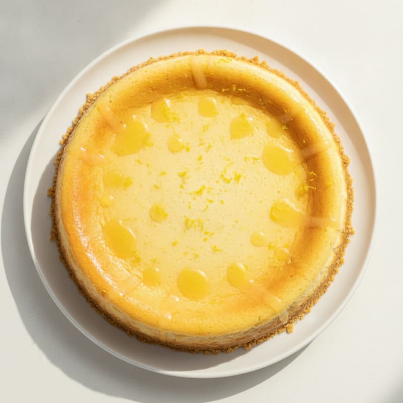 Silky Greek Yogurt Protein Cheesecake