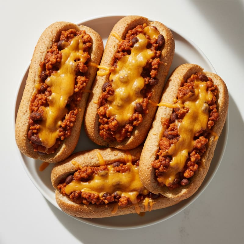 Crispy Chili Cheese Hot Dog Buns
