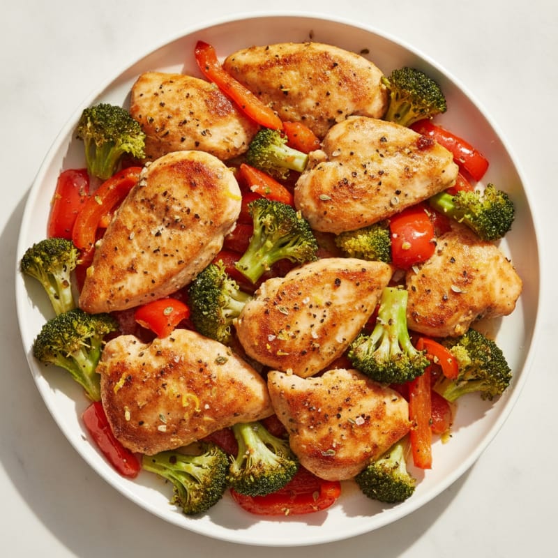 Sheet Pan Lemon Herb Chicken and Veggies