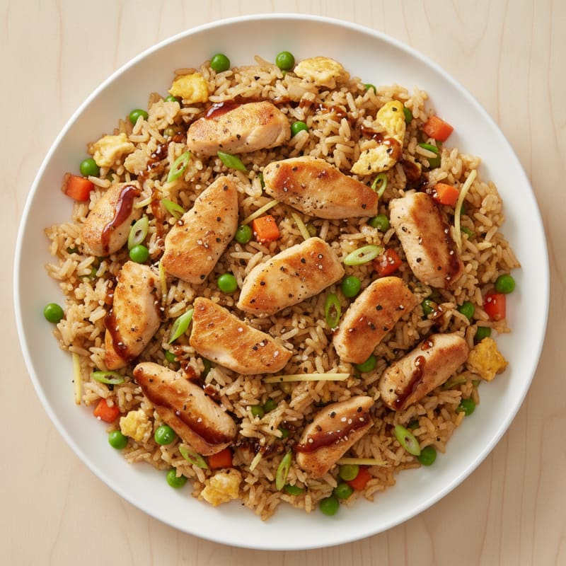 Savory Chicken and Vegetable Fried Rice