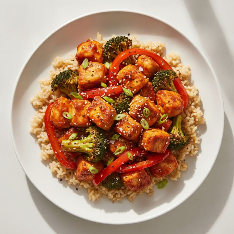 Spicy Gochujang Chicken Stir-Fry