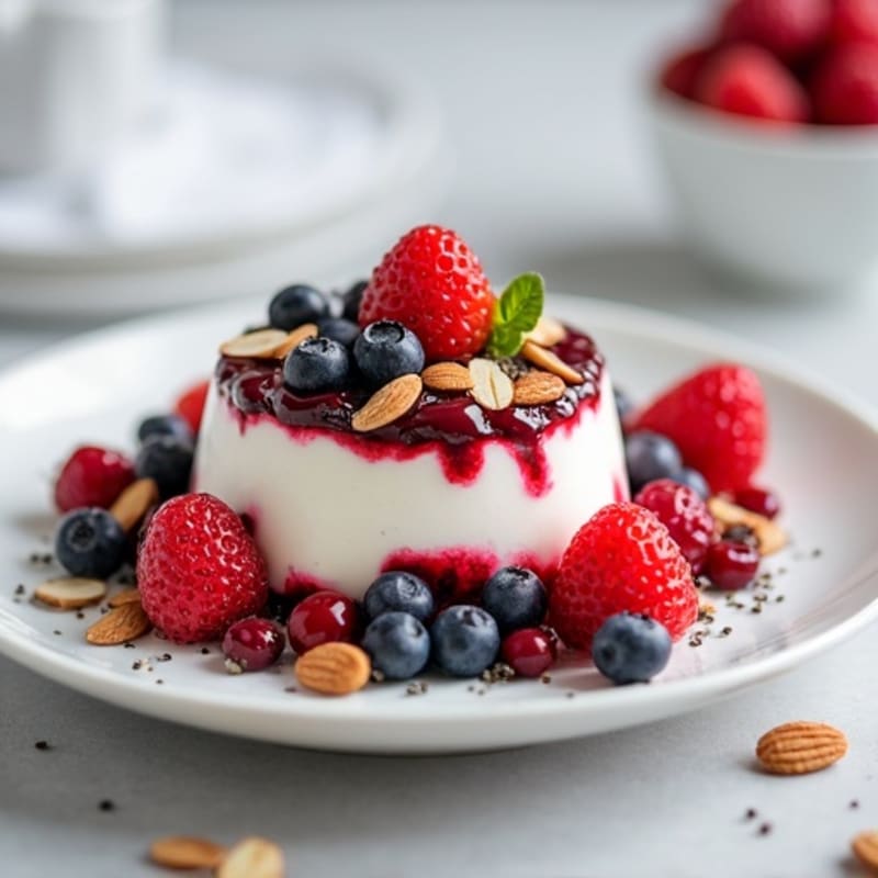 Creamy Greek Yogurt with Fresh Berries