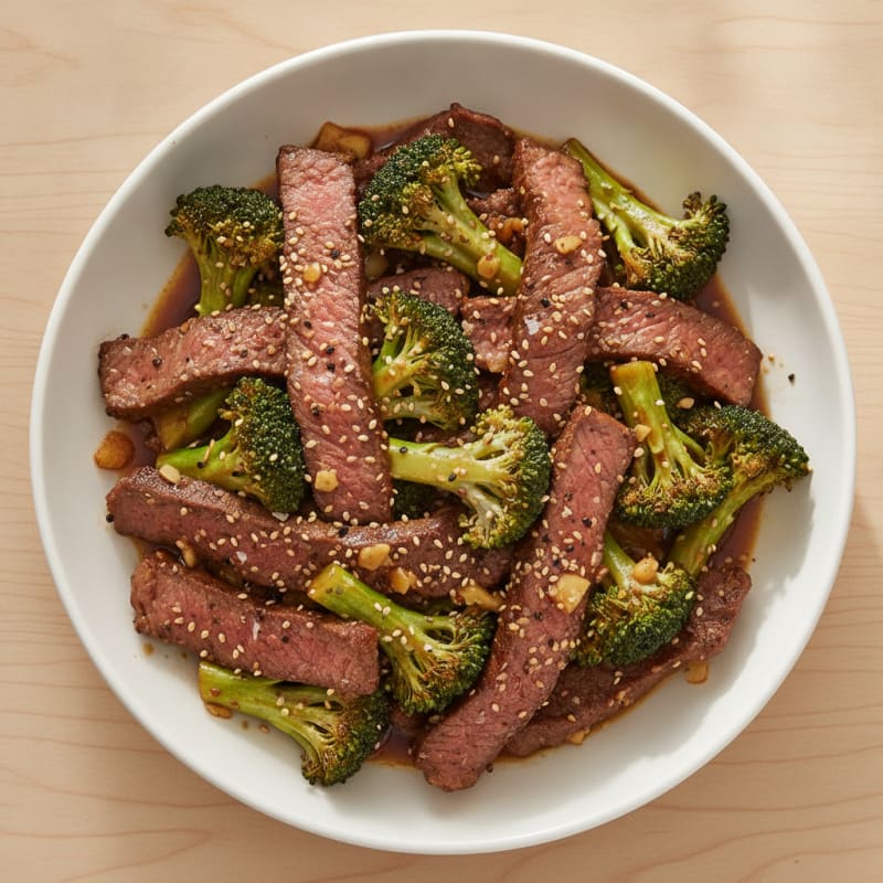 Sesame Beef and Broccoli Stir-Fry