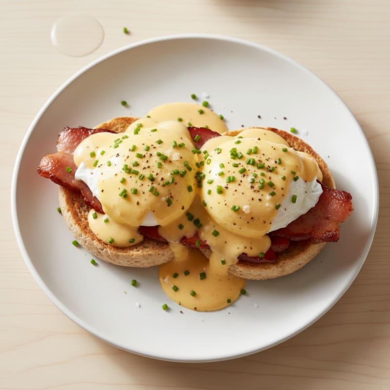 Creamy Classic Eggs Benedict with Zesty Hollandaise