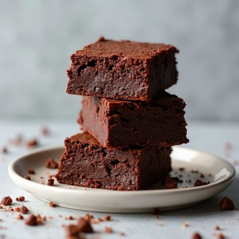 Fudgy Dark Chocolate Sweet Potato Brownies