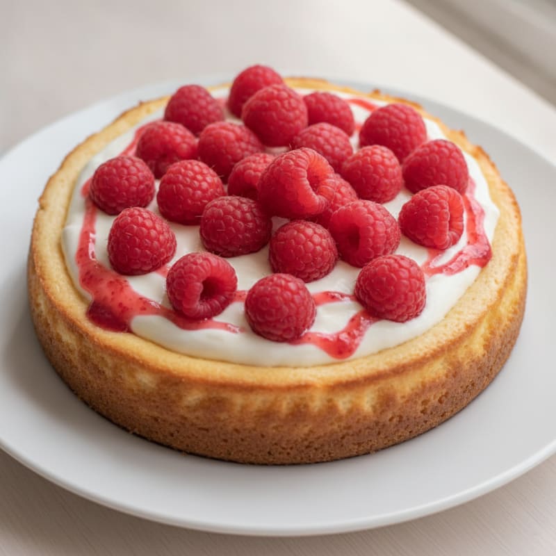 Vanilla Protein Cheesecake with Greek Yogurt