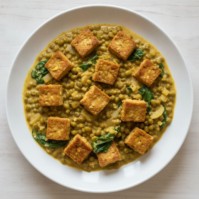 Mung Bean and Tempeh Curry