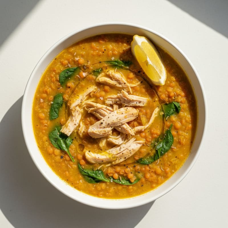 Creamy Spiced Red Lentil Soup