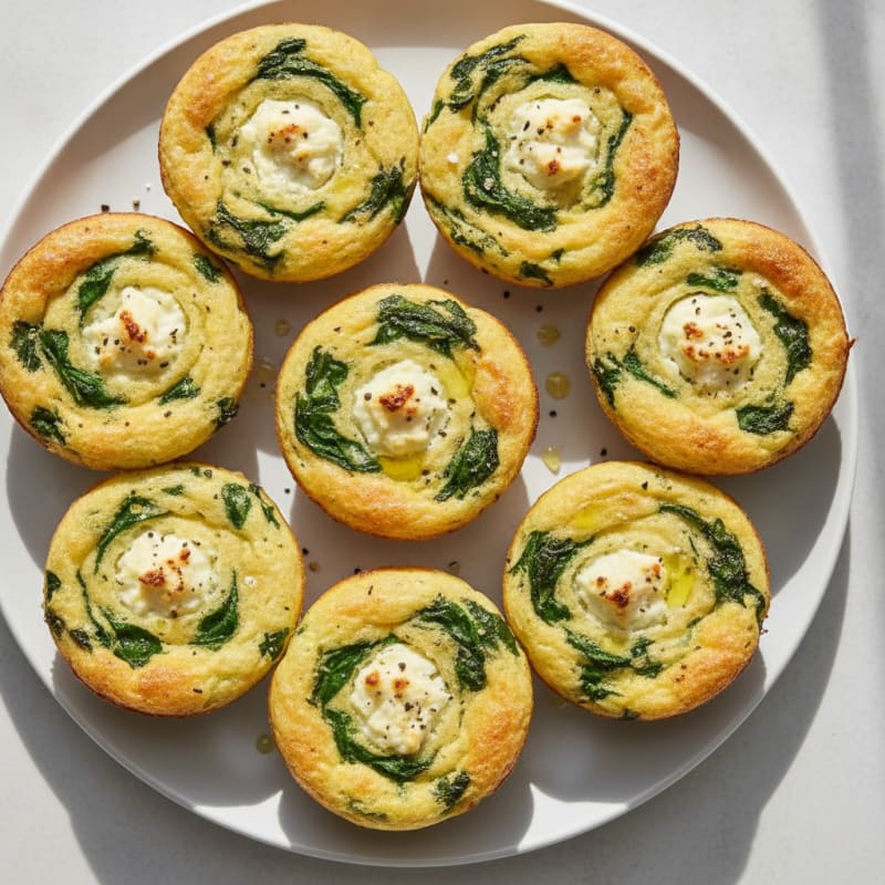 Baked Egg and Spinach Muffin Cups