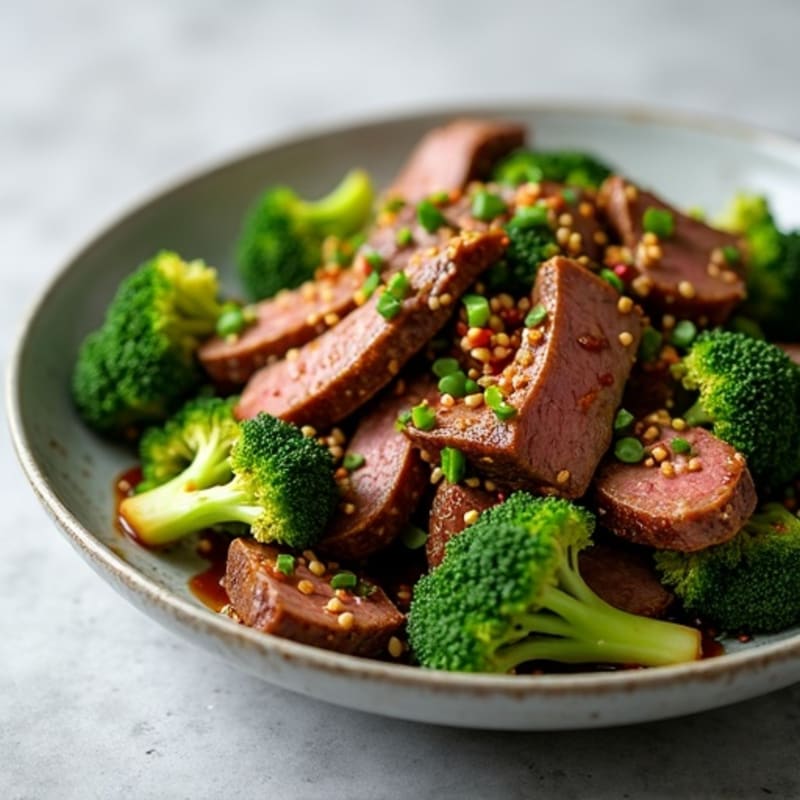 Ginger-Garlic Beef and Broccoli Stir-Fry