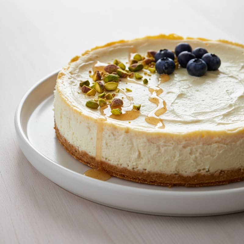 Creamy Greek Yogurt Protein Cheesecake