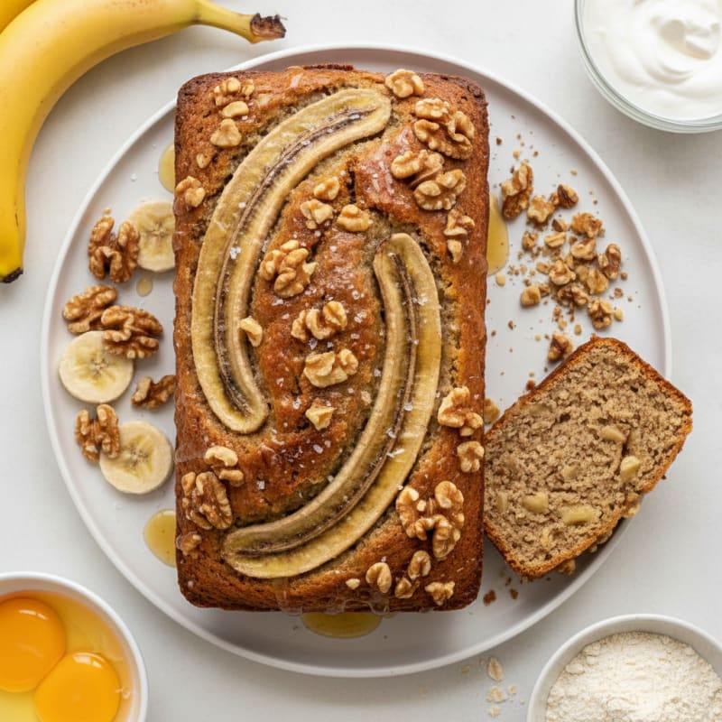 Baked Banana Nut Bread