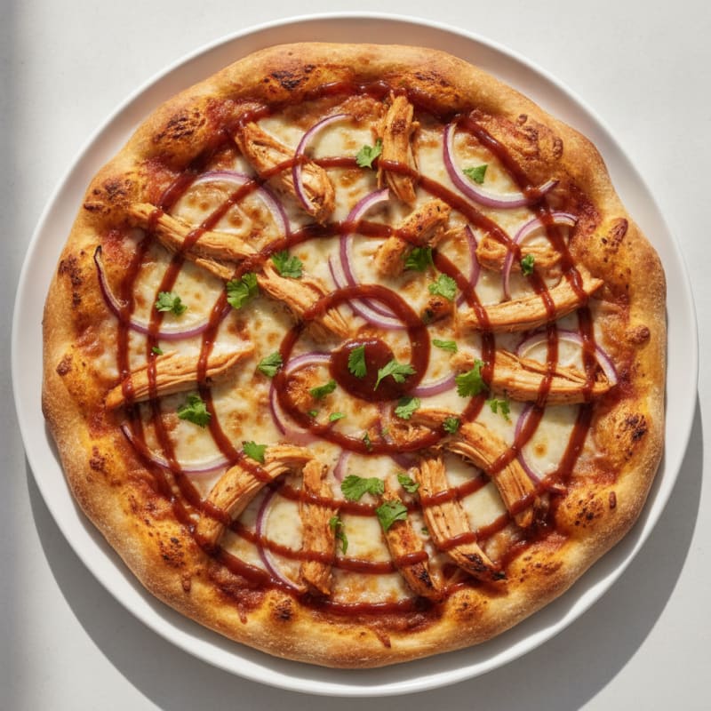 High-Protein BBQ Chicken Pizza