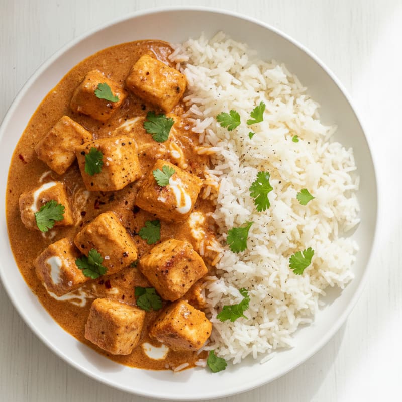 Spiced Butter Chicken with Basmati Rice