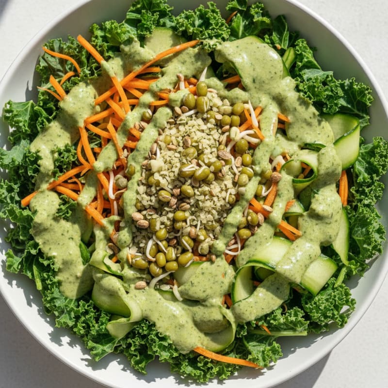 Vibrant Raw Vegan Nourish Bowl