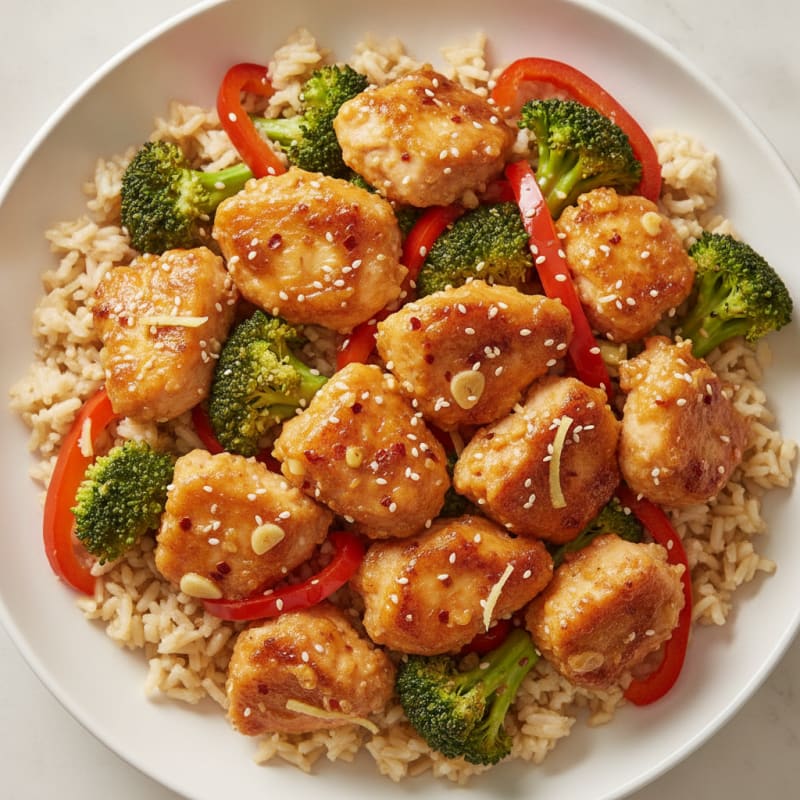 Clean General Tso's Chicken Stir-Fry
