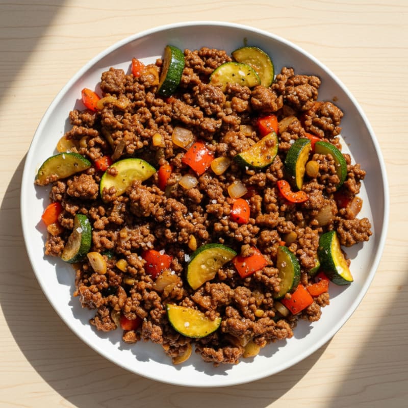 Tender Beef & Vegetable Skillet
