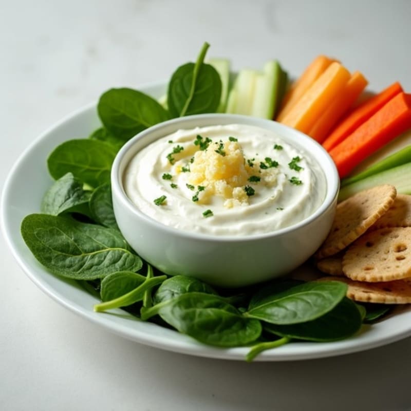 Creamy Greek Yogurt Spinach Artichoke Dip