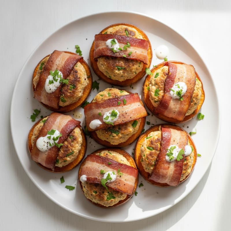 Bacon-Wrapped Jalapeño Chicken Sliders
