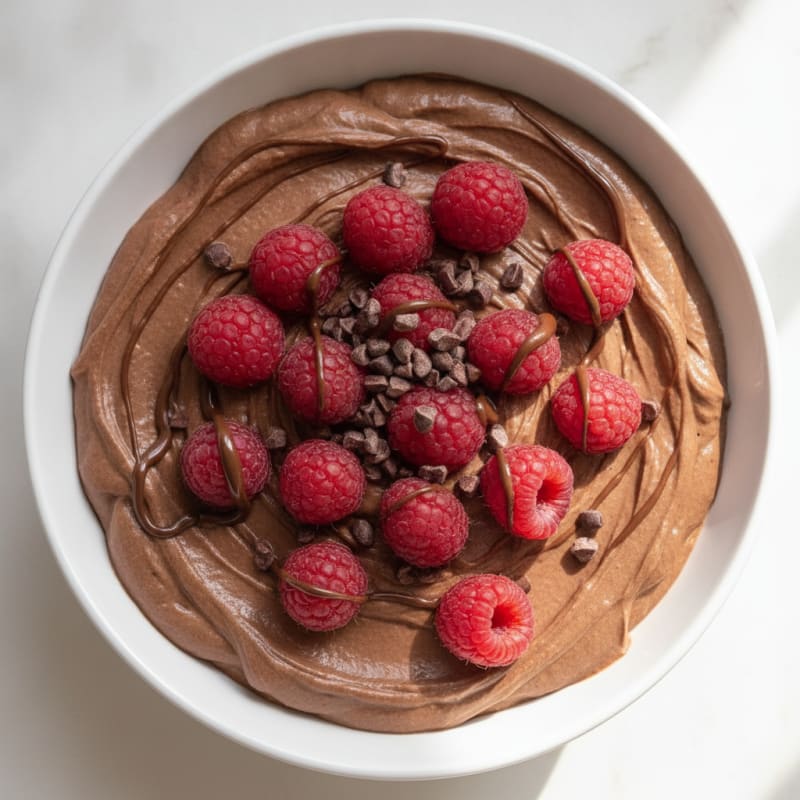 Silky Chocolate Protein Yogurt Bowl