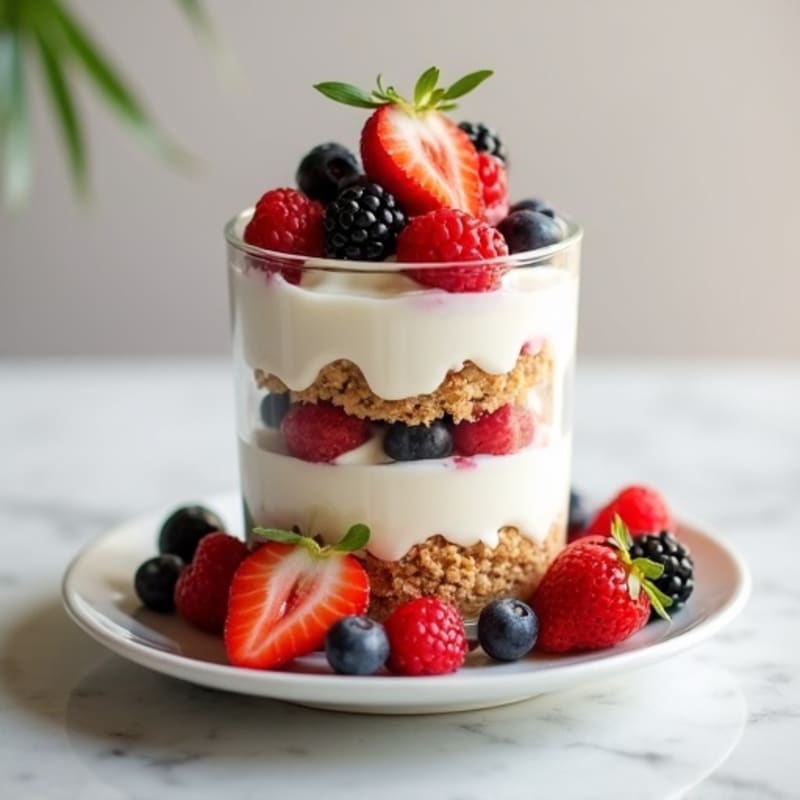 Silky Protein Cheesecake Parfait