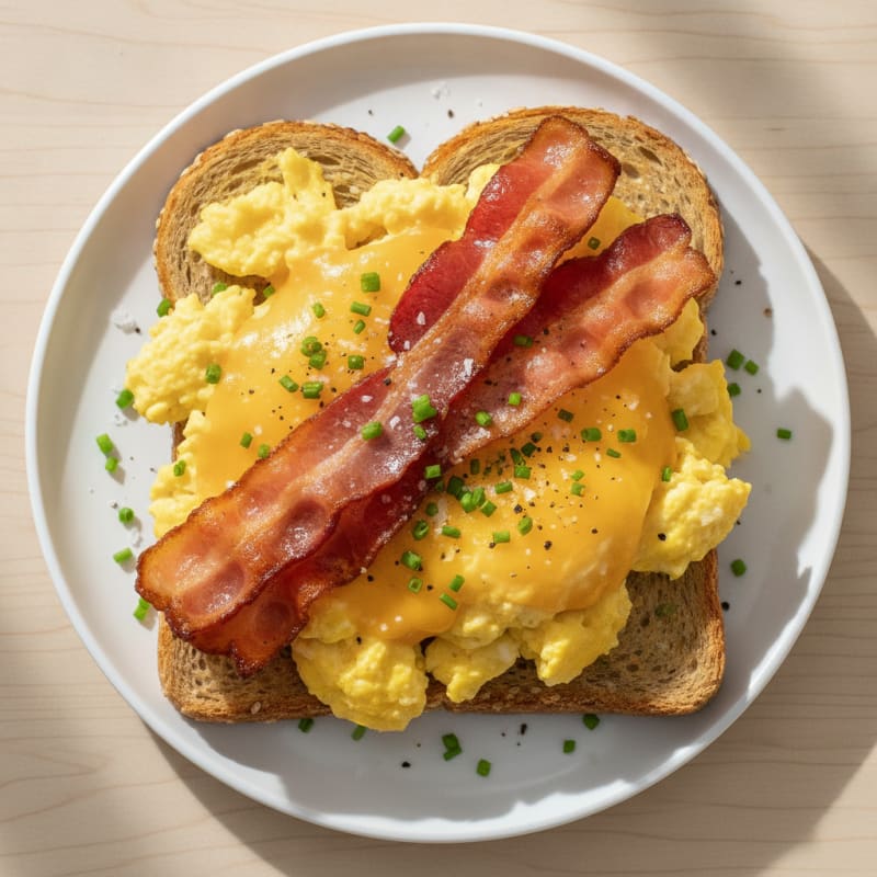 Bacon, Egg, and Cheese Toast