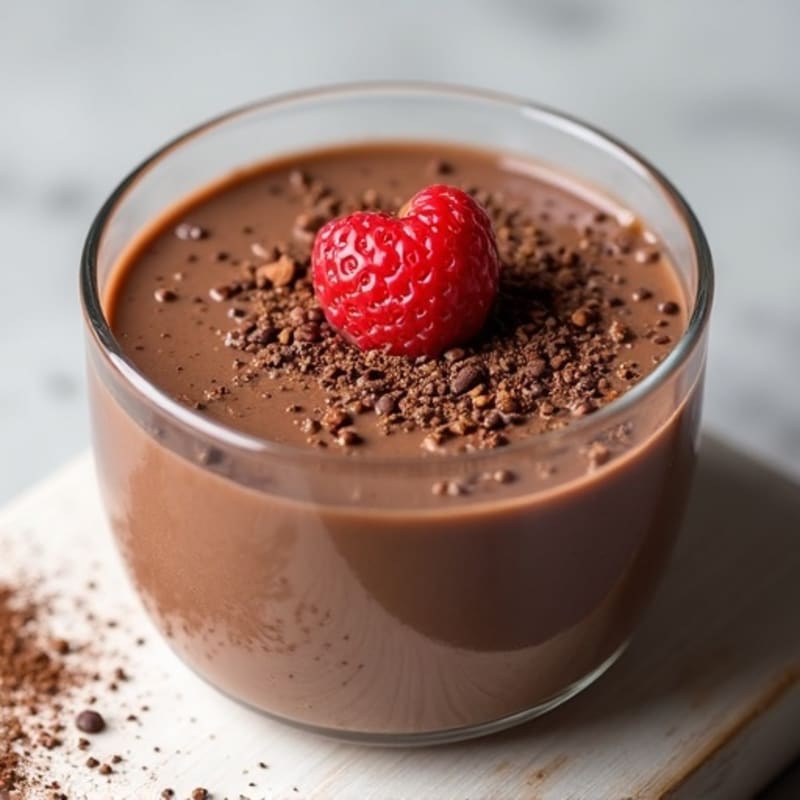 Chocolate Protein Pudding with Chia Seeds