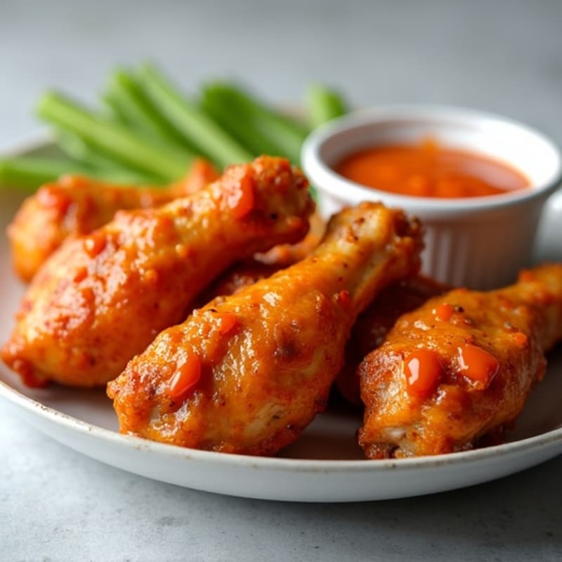 Crispy Baked Buffalo Chicken Wings