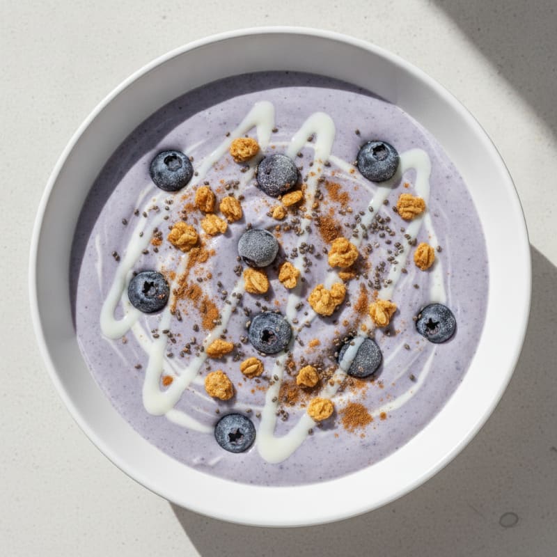 Blueberry Banana Protein Smoothie