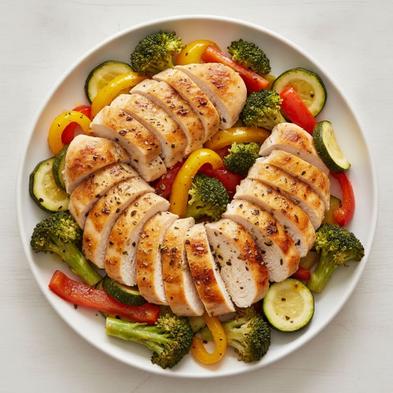Sheet Pan Lemon Herb Chicken and Veggies