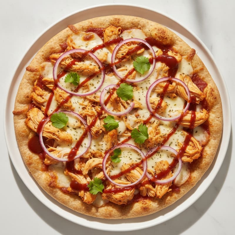 High-Protein BBQ Chicken Pizza