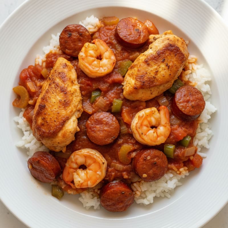 Creole Jambalaya with Andouille Sausage