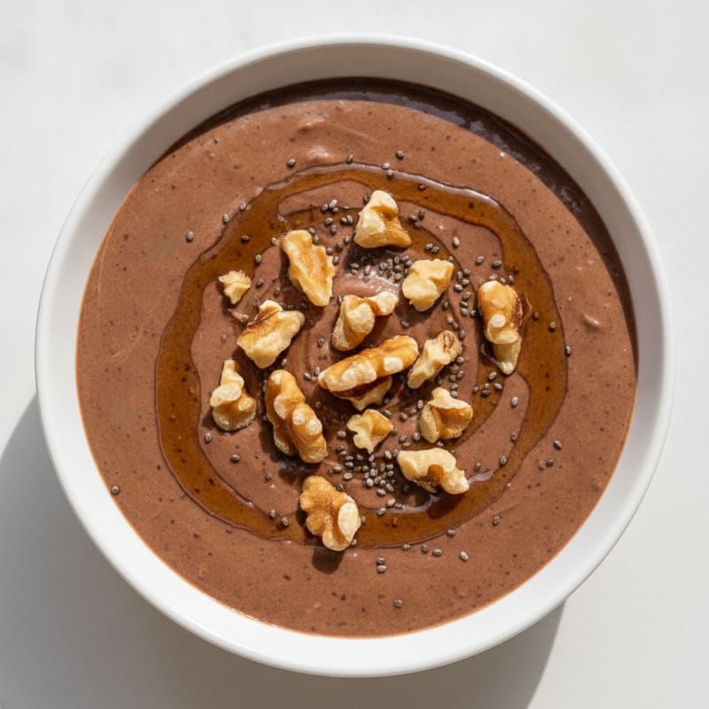 Creamy Cottage Cheese and Cocoa Protein Pudding
