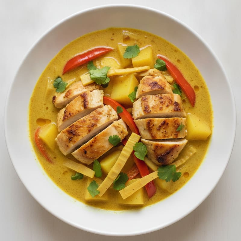 Chicken Yellow Curry with Coconut Milk
